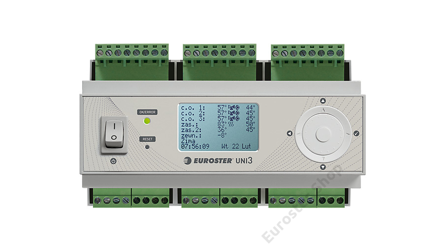 Hűtés -Fűtés rendszer vezérlés  Euroster Uni3